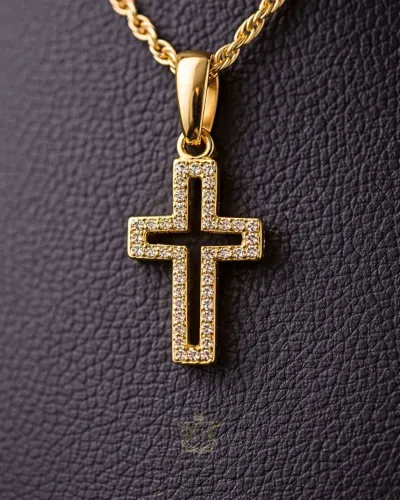 Pingente Crucifixo em ouro 18k 750