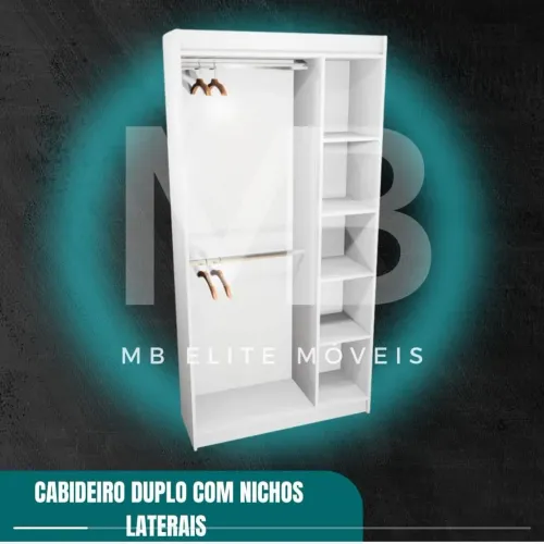 Cabideiro Duplo com Nichos