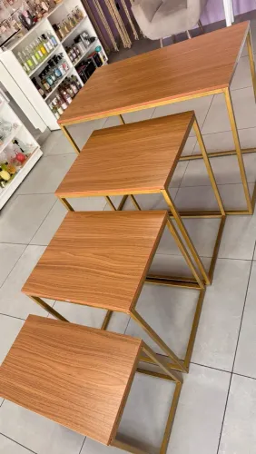 Jogo de mesas decorativas pra loja