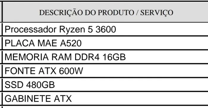 VENDO COMPUTADOR PARA TRABALHO