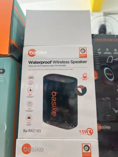 Caixa de Som Sem fio portátil Basike 15w