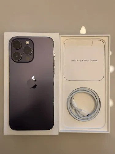iPhone 14 Pro Max 256 GB Roxo - Original + Caixa e Carregador