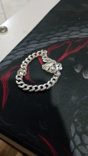 Pulseira Escama 8mm Prata 925
