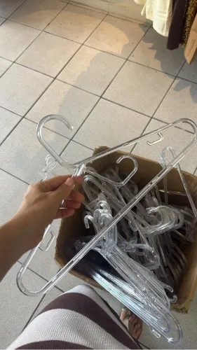 10 Cabides de acrílico