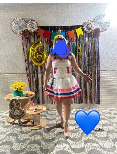 Conjuntos de  noiva de quadrilha 