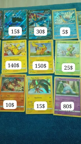 Cartas Pokemon