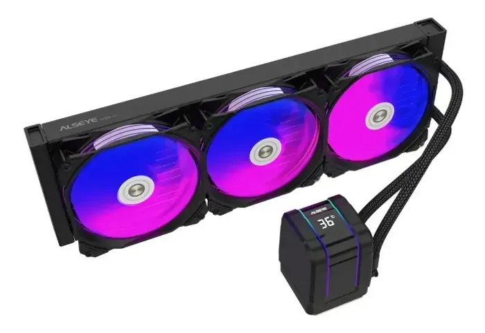 Water Cooler Alseye M360 Plus II Argb C/ Display Temperatura