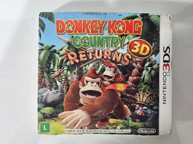 Jogo Nintendo 3ds Donkey Kong Country Returns 3d 