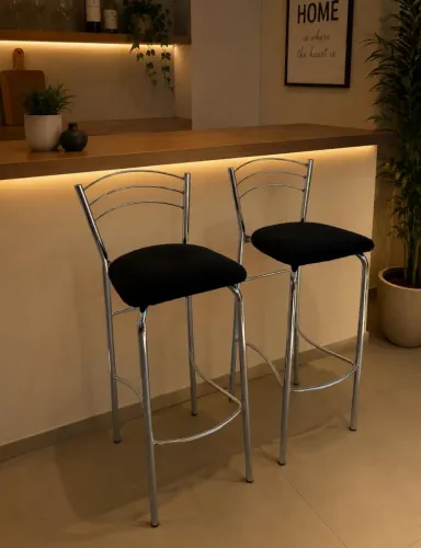 Banquetas de aço inox preço top as duas por 369