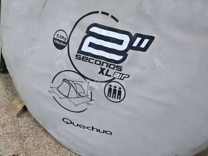 barraca camping 2" seconds XL air 3 pessoas quechua