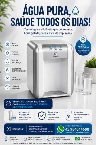 Purificador de água gelada ELECTROLUX