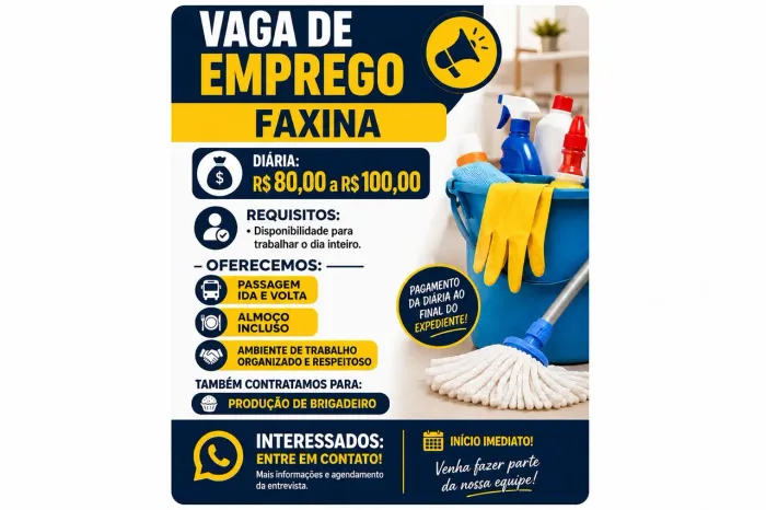 Vaga de emprego 