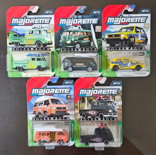 Majorette Volkswagen Premium Cars 1/64 - Carrinhos de Metal - R$ 45,00 cada