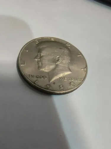 Moeda Half Dollar 1980