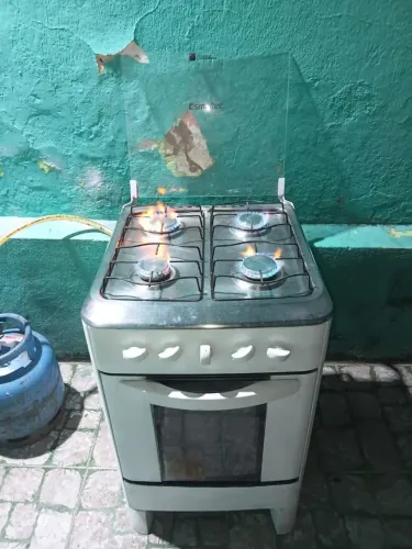 Fogão esmaltec Entrego