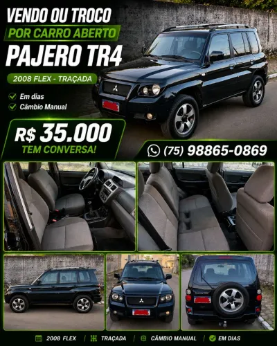 Mitsubishi Pajero TR4 2.0/ 2.0 Flex 16V 4X4 Mec. 2008
