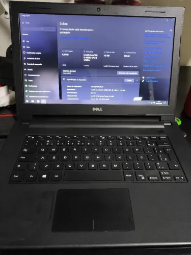 Notebook Dell i3-4005U 1.70Ghz - RAM 8GB - SSD 240GB -Tela 14" - SEM BATERIA