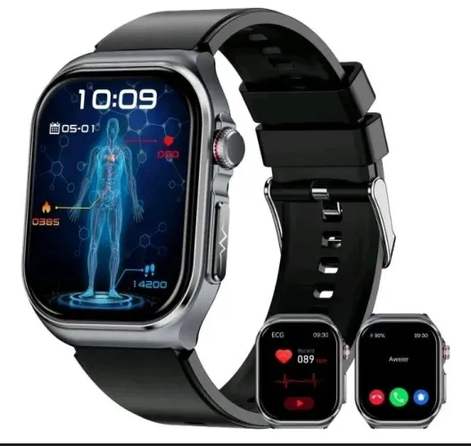Smartwatch medical funções de glicose, pressão, ECG. O mais completo