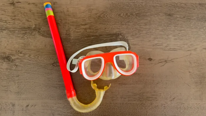 Máscara para mergulho e snorkel infantis