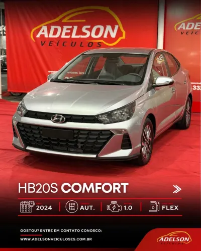Hyundai HB20S Comfort 1.0 TB Flex 12V Aut. 2024