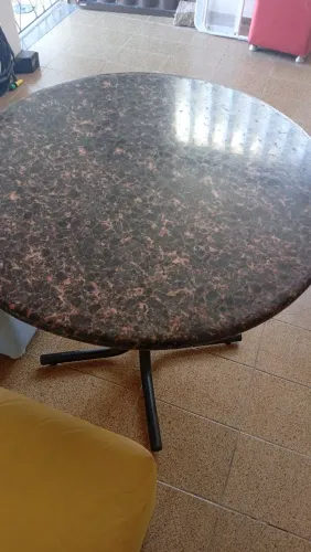 Mesa tampo de mármore 