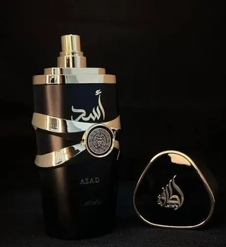 Perfume Masculino ASAD Lattafa. 100ml CX PRETA