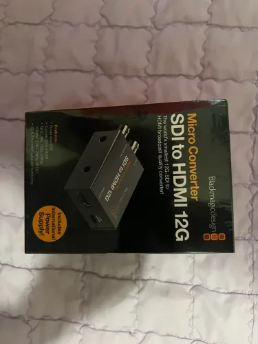 Micro conversor SDI to HDMI 12G com fonte ! 