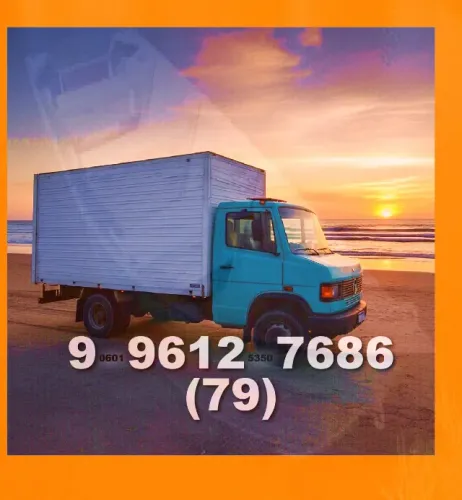 Frete bau: atendimento personalizado 79 {9 9612}7686 J/Andrade