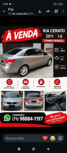 Kia Motors Cerato 1.6 16V Mec. 2011