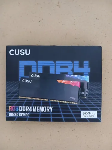 Memória DDR4 2X8GB 3600mhz com RGB
