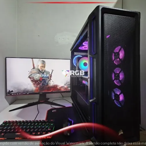 PC GAMER - Ryzen 7 9700X + RTX 4070 Ti 12GB + RAM 32GB + SSD M.2 NVMe 1TB 21X SEM JUROS