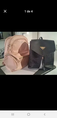 Kit Feminino: modelador de Cachos profissional + 2 bolsa-mochilas media!s