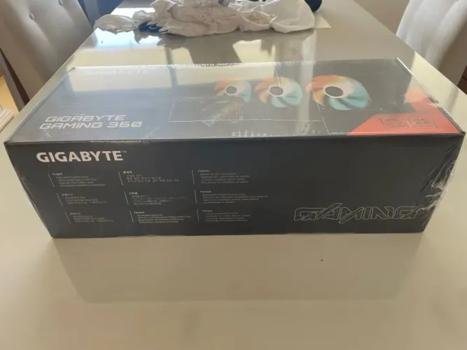 Water Cooler Gigabyte Gaming 360, ARGB, 360mm lacrado novo