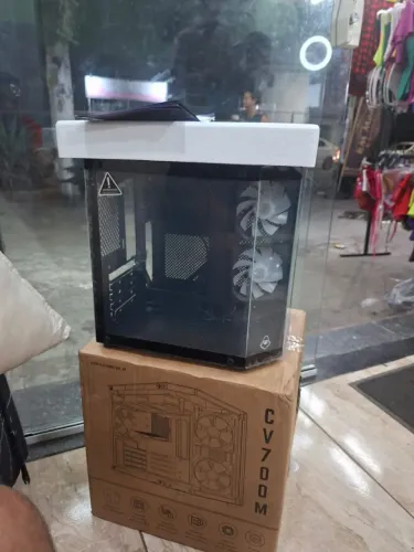 Gabinete aquário Mancer CV700M, com dois fans