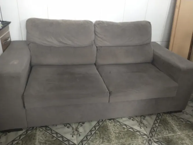 Sofá 3 lugares retrátil