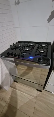 FOGÃO DAKO DIPLOMATA GLASS GRILL STYLE 5 BOCAS | IMPECÁVEL | MUITO BEM CONSERVADO