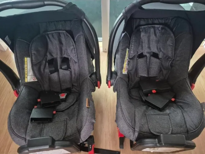 Carrinho abc design gêmeos zoom com isofix