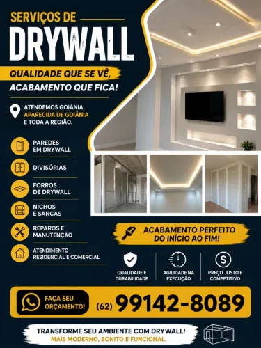 Montador de parede de Drywall 