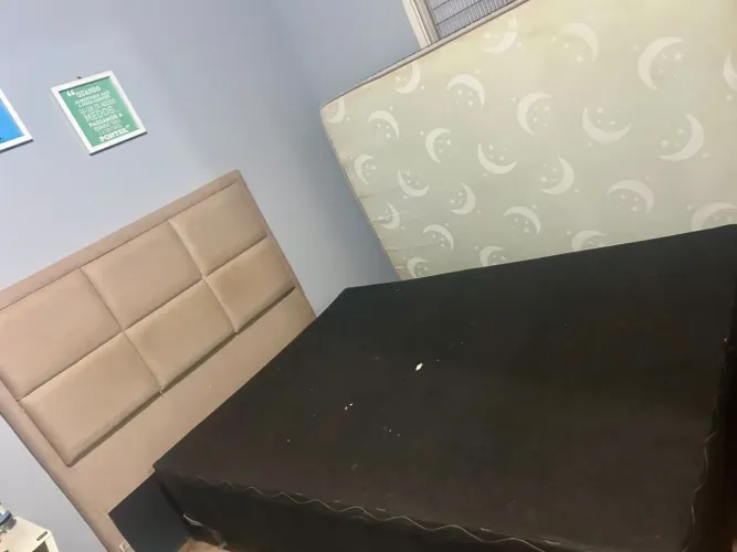 Cama casal+box+cabeceira