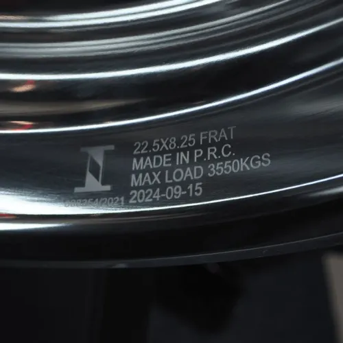 Roda de Alumínio GT1 Caminhão Aro 22,5 x 8,25 (10 furos) Alto Brilho