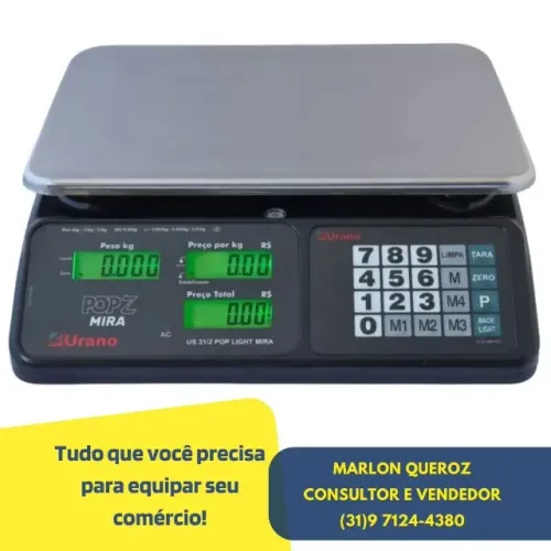 Balança Eletrônica 32 KG Urano 