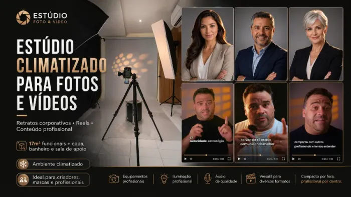 Criação de Conteúdo, Perfil Corporativo, Gastronomia e Estúdio Climatizado no Papicu.