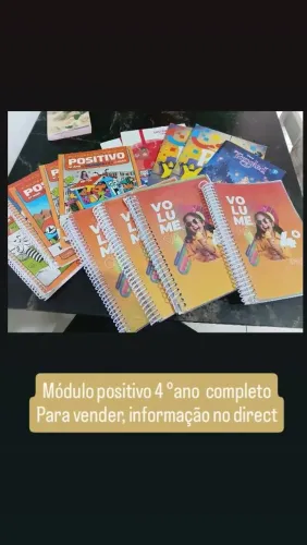 Livros positivo para o 4° ano 