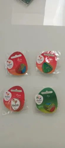 Kit com 4 Pins Paraolimpíadas 2016