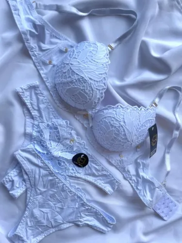 Conjunto de lingerie Elegance White