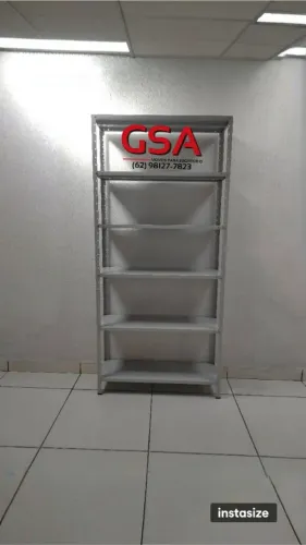 Estante de aço c/ 6 bandejas ( Entrega e montagem grátis!)