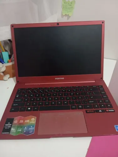Notebook Positivo Motion Q464B Liga Normalmente ? Tela Quebrada