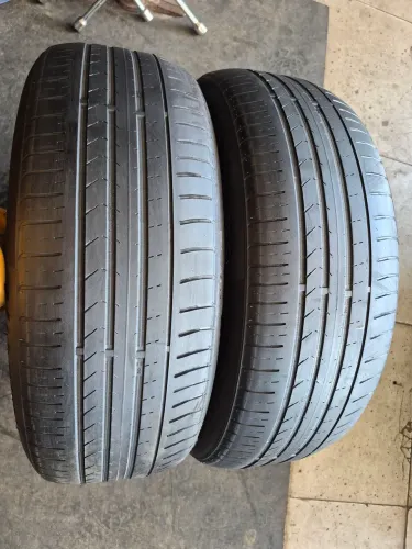 2 pneus 215/60/17 forceano todo em ordem (280 em 3× no ct