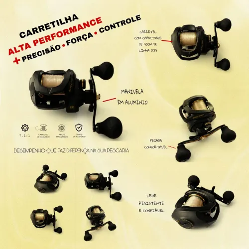 Carretilha Black pira 400
