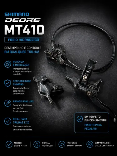 Par de Freio SHIMANO DEORE MT410